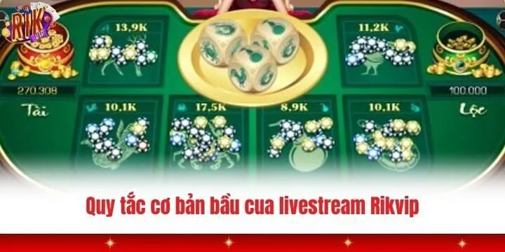 Hướng dẫn cách chơi bầu cua livestream Rikvip cực chuẩn